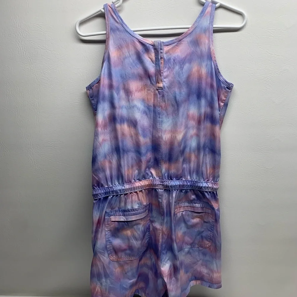 Athleta girl tie dye purple romper size XXL/16